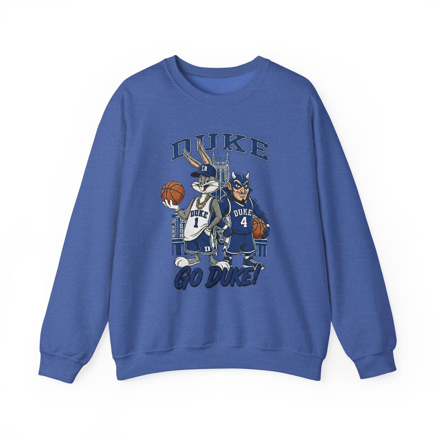 Duke Basketball Sweatshirt | Retro Mascot | Vintage Graphic Crewneck