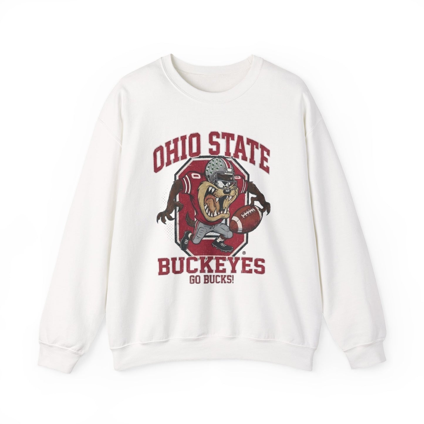 Ohio State Football Sweatshirt | Retro Mascot | Vintage Graphic Crewneck