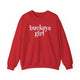 Buckeye Girl Graphic Sweatshirt | College Girl Collection | Ohio State Lifestyle Crewneck