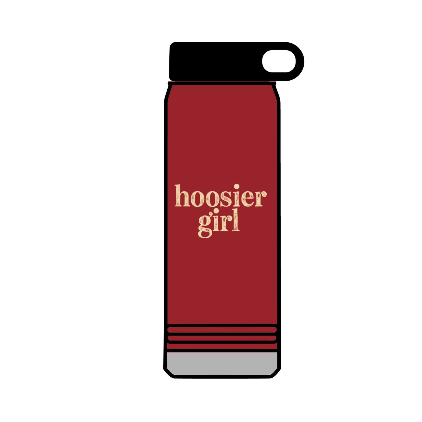 Hoosier Girl Water Bottle | 32oz Stainless Steel Insulated Bottle
