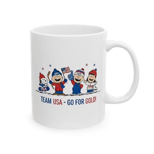 USA Winter Sports, Lifestyle | Character Collection | Graphic Coffee Cup