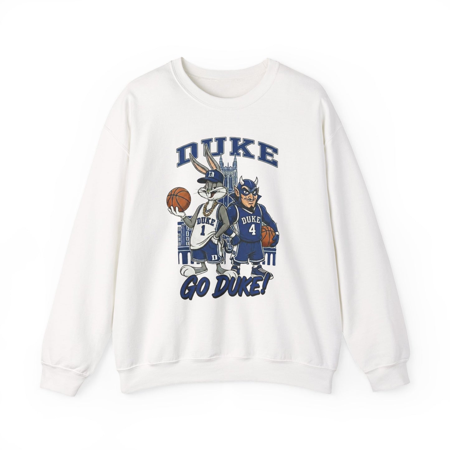 Duke Basketball Sweatshirt | Retro Mascot | Vintage Graphic Crewneck