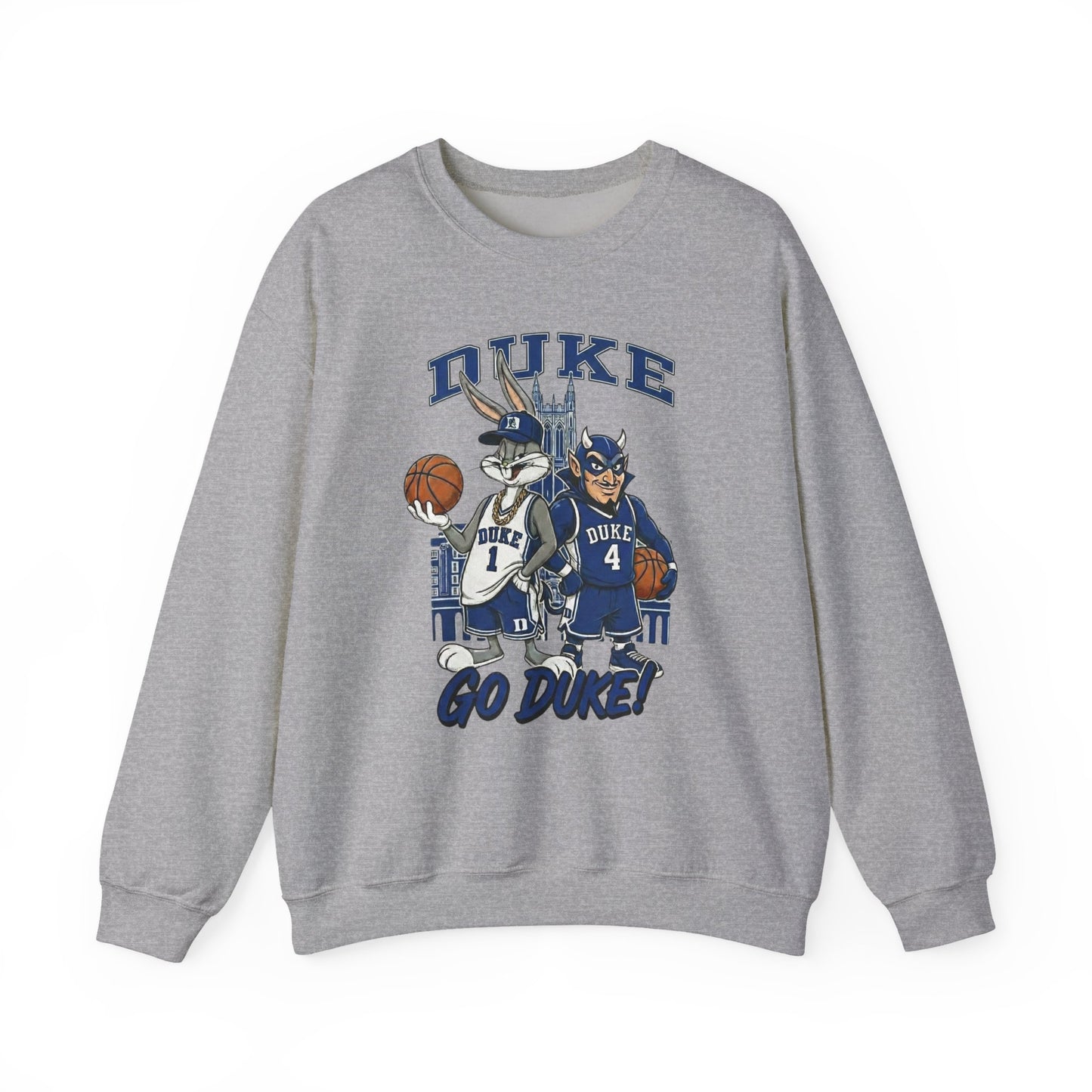 Duke Basketball Sweatshirt | Retro Mascot | Vintage Graphic Crewneck