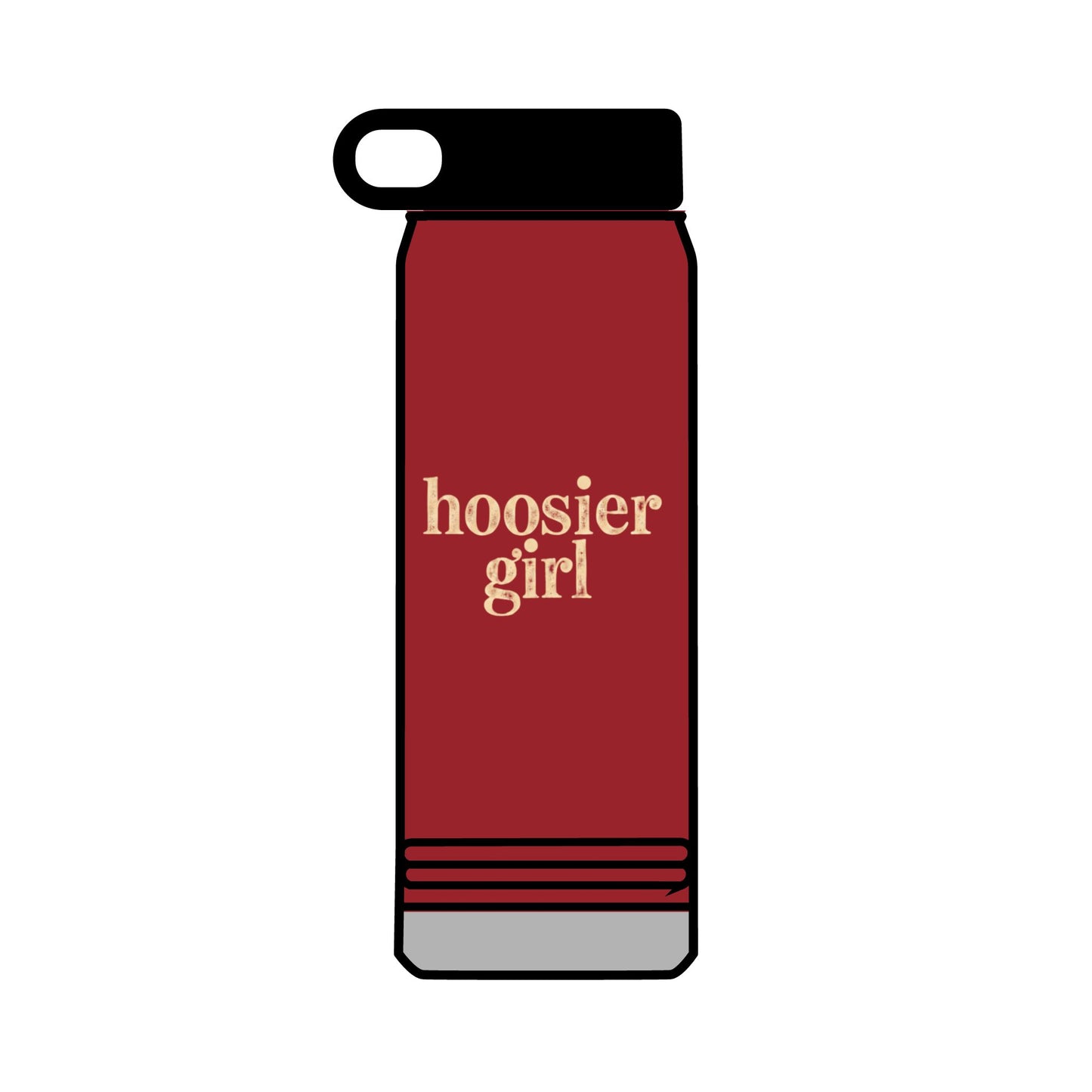 Hoosier Girl Water Bottle | 32oz Stainless Steel Insulated Bottle