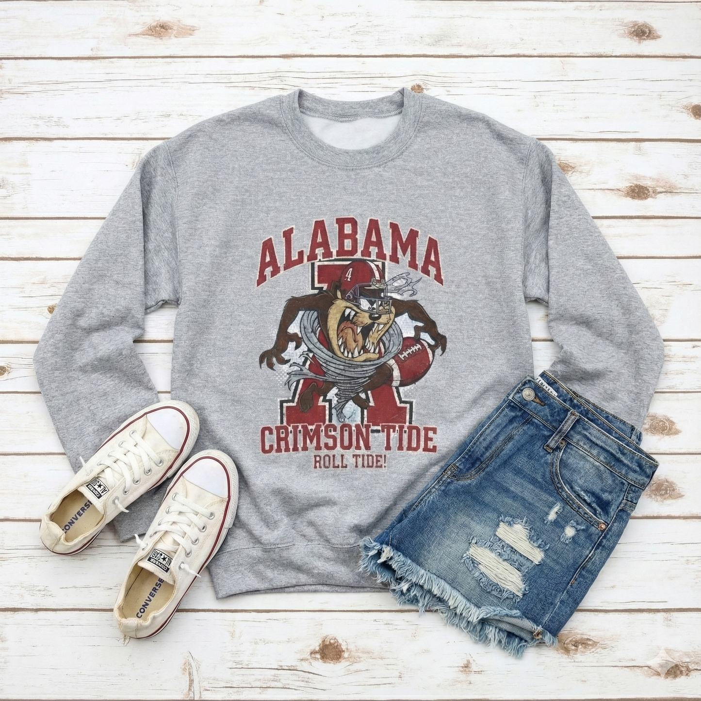 Alabama Football Sweatshirt | Retro Mascot | Vintage Graphic Crewneck