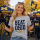 Beat Ohio Tee | Michigan Football Rivalry Game T-Shirt