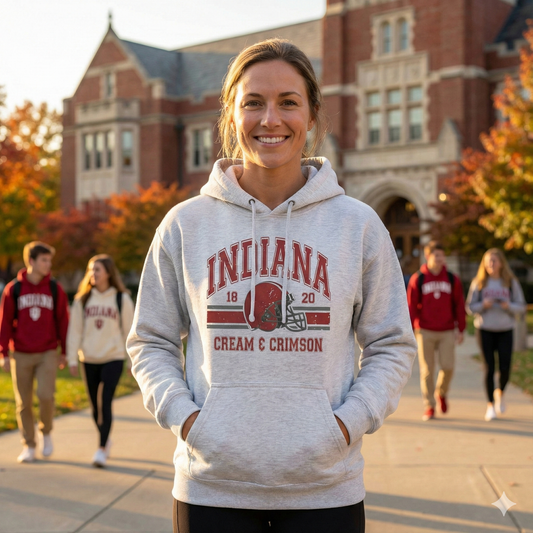 Indiana Football, Lifestyle | Heritage Collection | Graphic Crewneck Sweatshirt