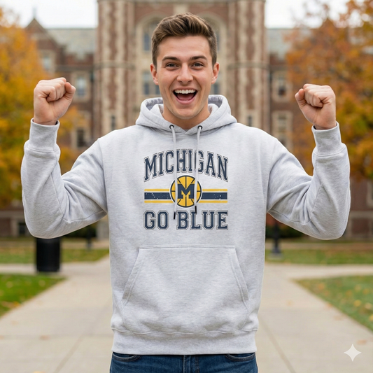 Michigan Basketball, Lifestyle | Heritage Collection | Graphic Sweatshirt