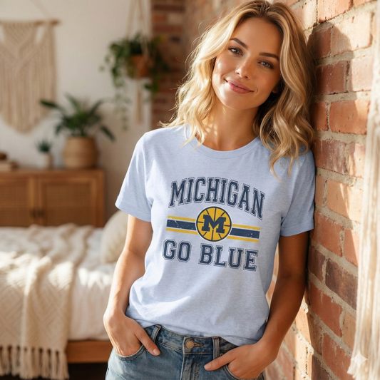 Michigan Basketball, Lifestyle | Heritage Collection | Graphic Tee