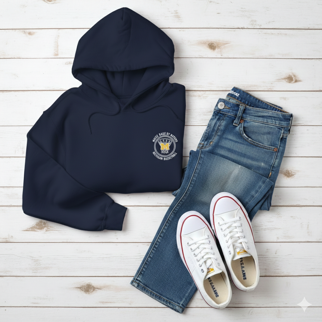 Michigan Basketball, Lifestyle Sweatshirt| Heritage Collection | Graphic Hoodie