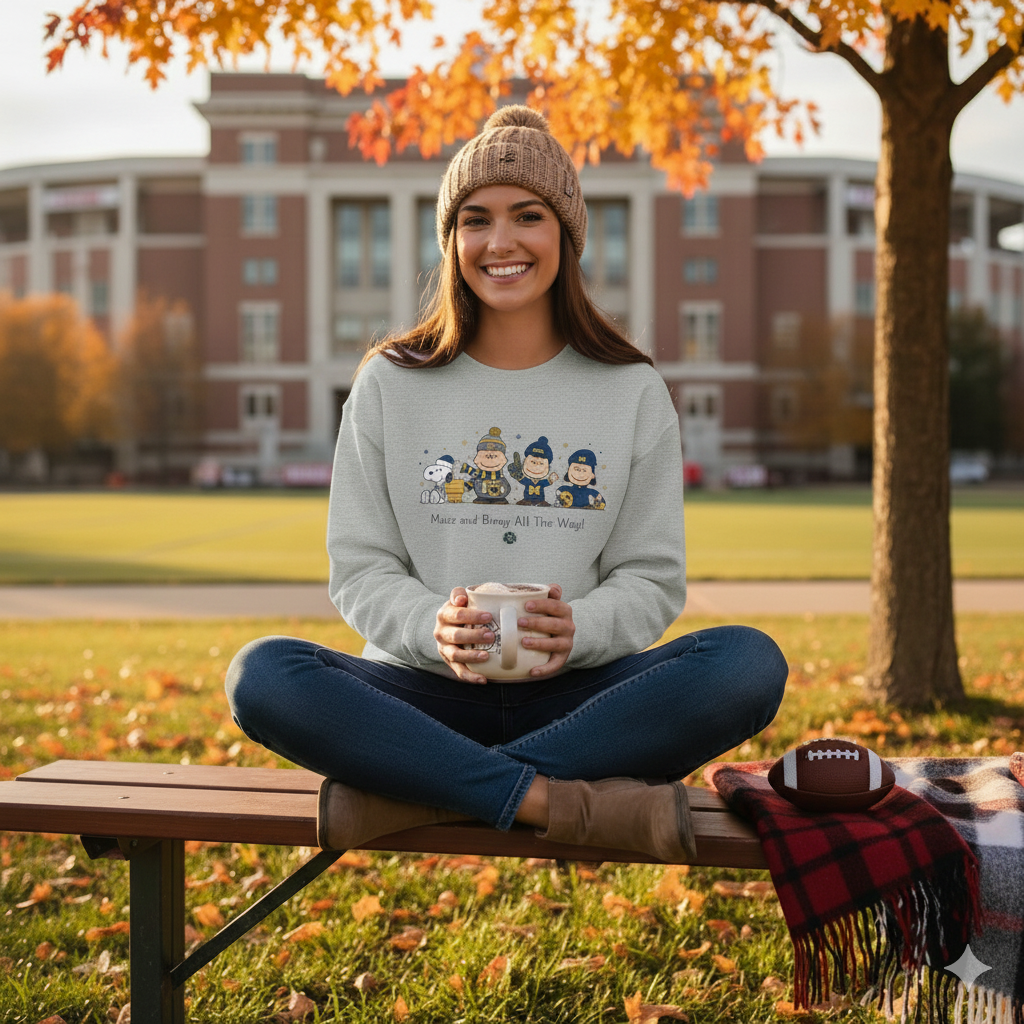 Michigan Football, Lifestyle | Character Collection | Graphic Crewneck Sweatshirt