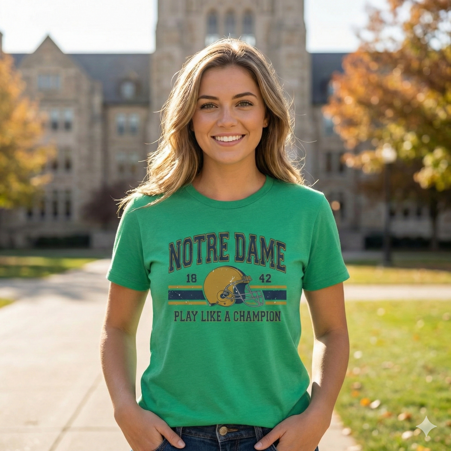 Notre Dame Football, Lifestyle | Heritage Collection | Graphic Tee