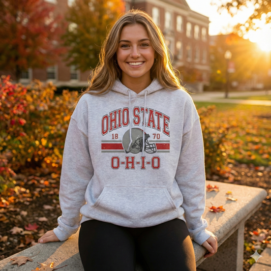 Ohio State Football, Lifestyle | Heritage Collection | Graphic Hoodie