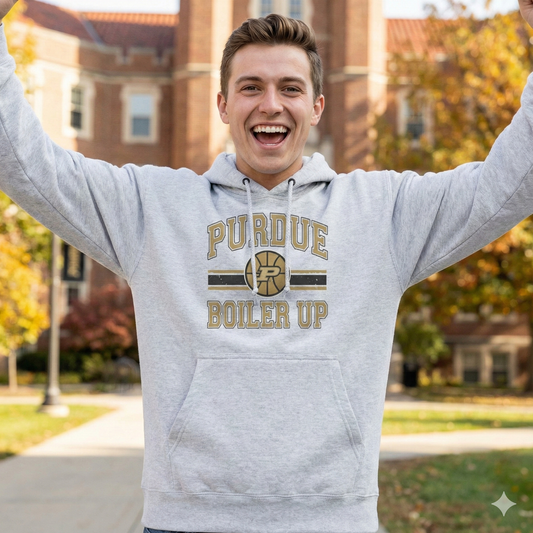 Purdue Basketball, Lifestyle | Heritage Collection | Graphic Crewneck Sweatshirt