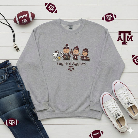 Texas A&M Football, Lifestyle | Character Collection | Graphic Crewneck Sweatshirt