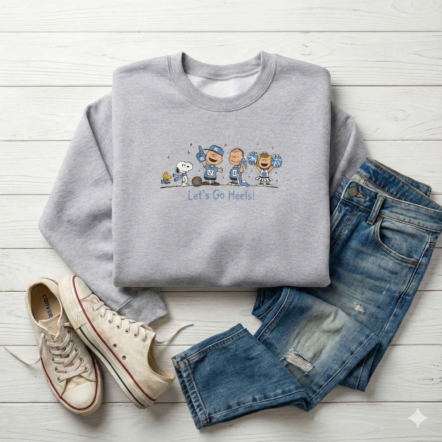UNC Basketball, Lifestyle | Character Collection | Graphic Crewneck Sweatshirt