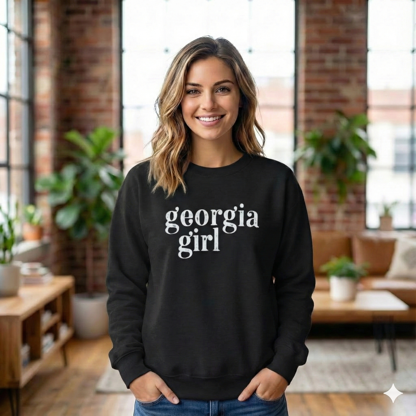 Georgia, Lifestyle | College Girl Collection | Graphic Crewneck Sweatshirt