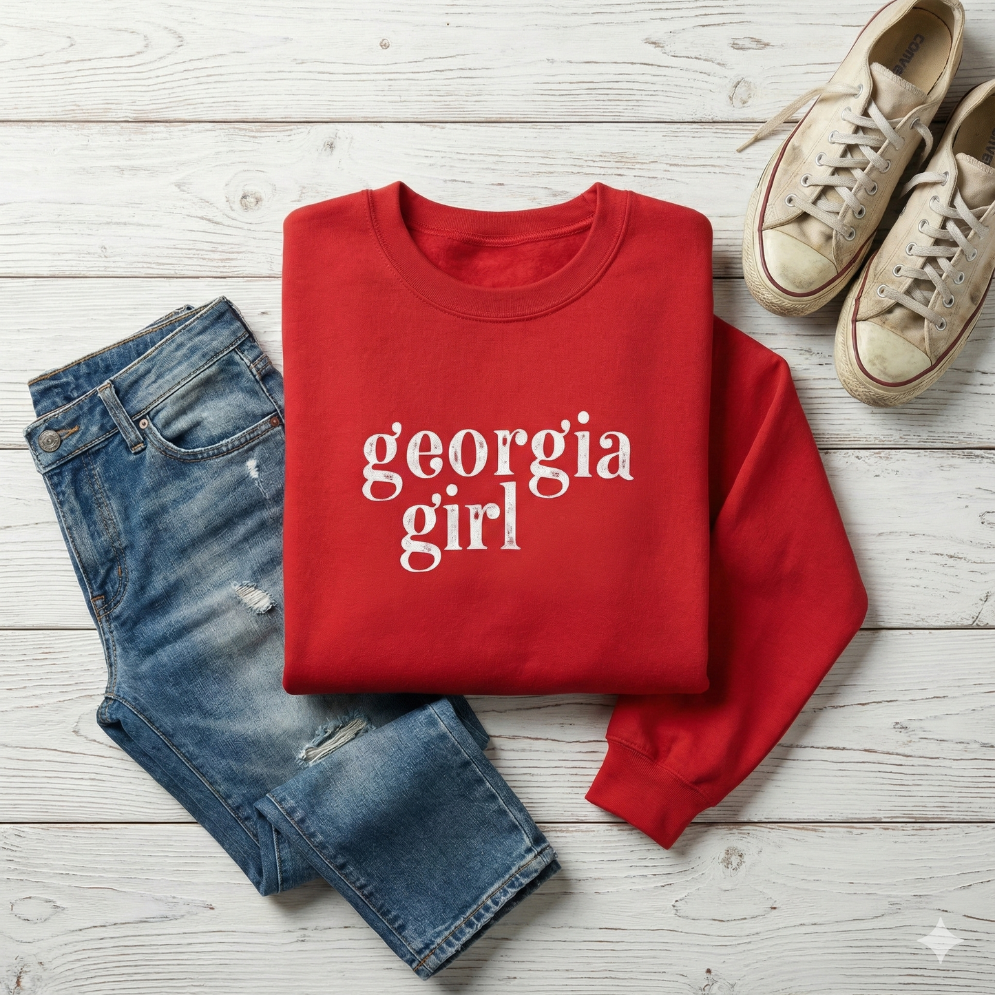 Georgia, Lifestyle | College Girl Collection | Graphic Crewneck Sweatshirt